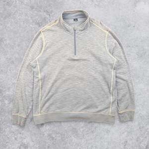 George blue quarter zip pullover